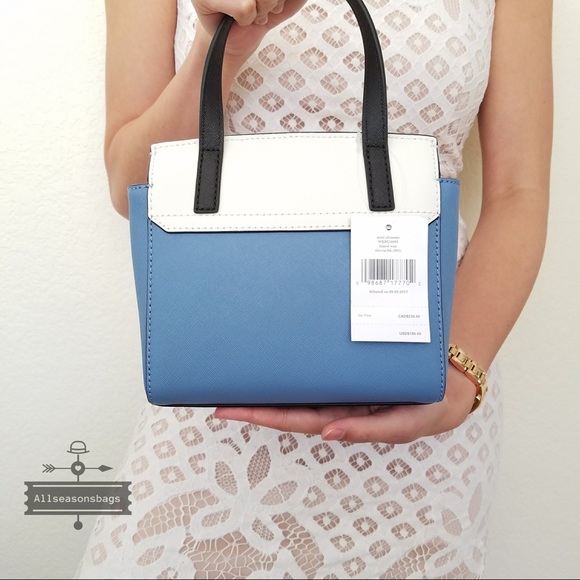 NWT Kate spade Mini Alissane crossbody blue bag - Picture 3 of 8